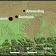 Map of the location of the Altenerding archaeological site where the remains of Justinian plague victims were found.